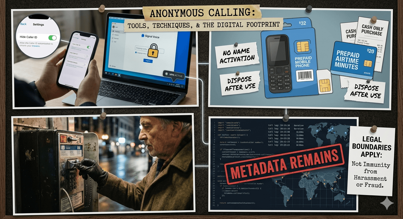 how to call anonymously