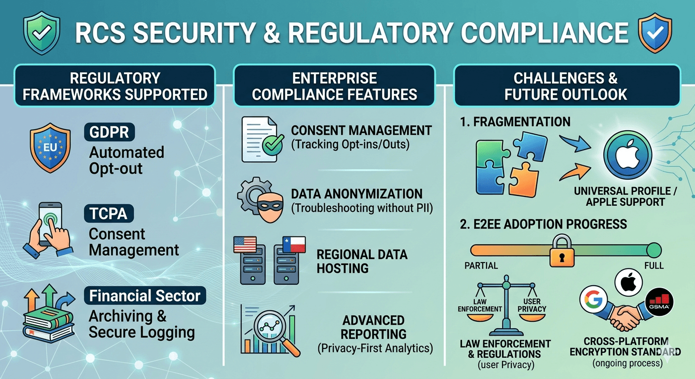 Key regulatory frameworks supported by RCS