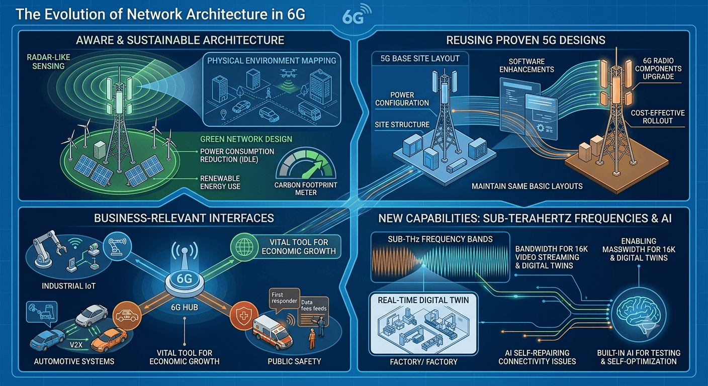 Evolving the network architecture in 6G