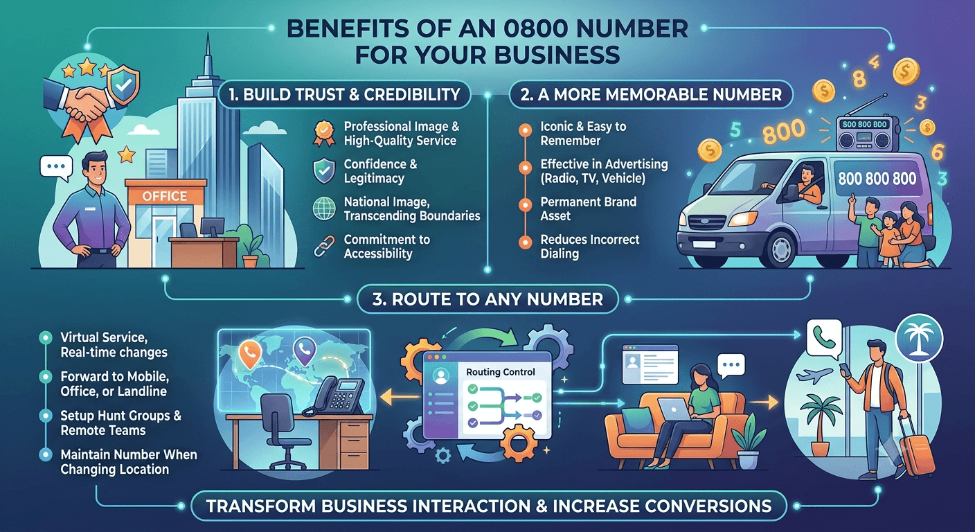 The benefits of getting an 0800 number for your business