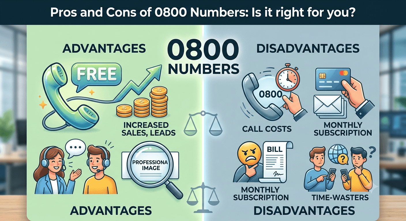 Advantages and Disadvantages of 0800 Numbers
