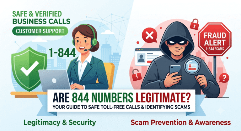 Are 844 numbers legitimate