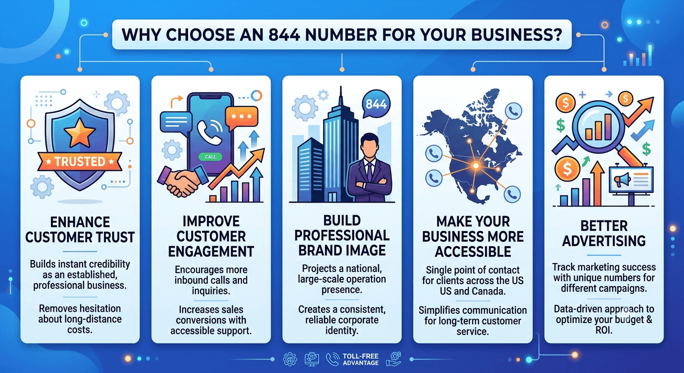 Why Choose 844 Number for Your Business?