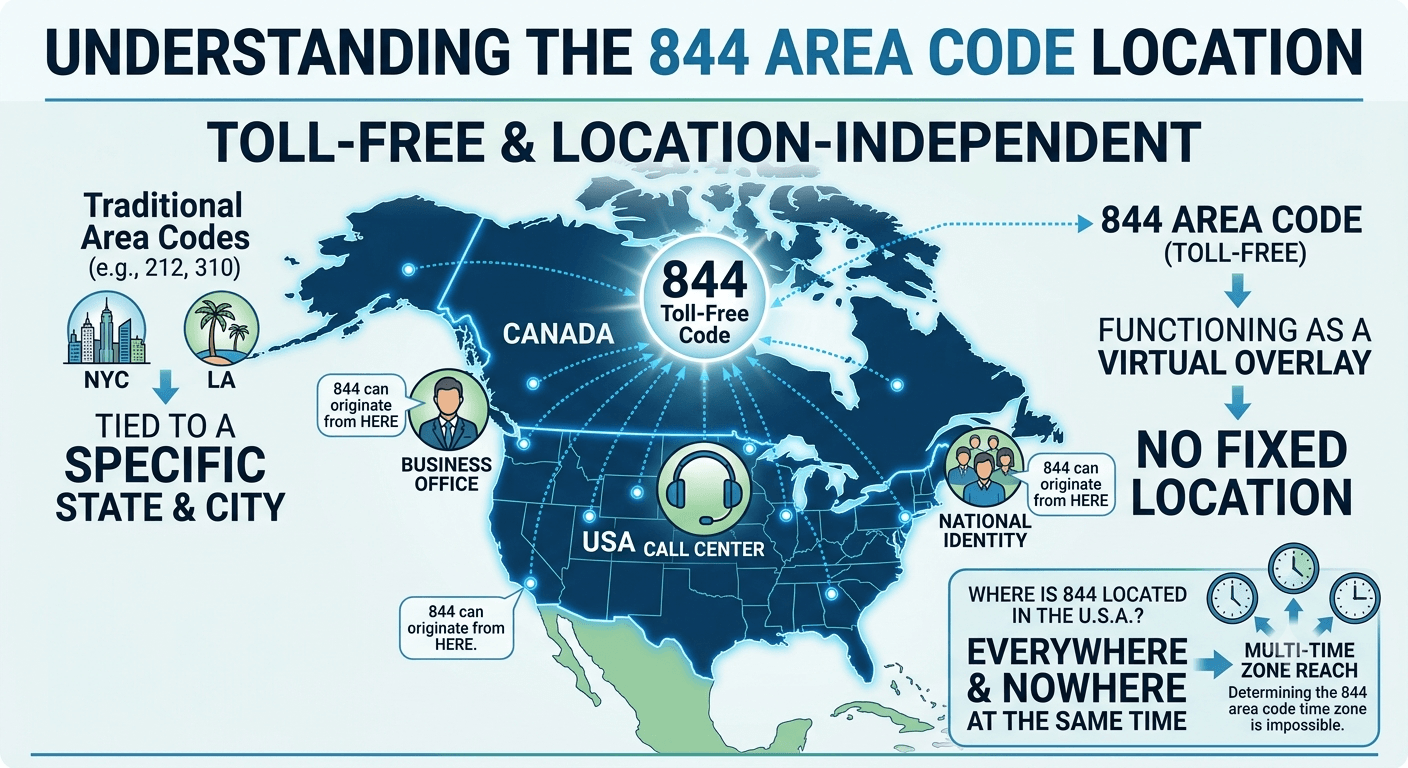 Understanding the 844 Area Code Location