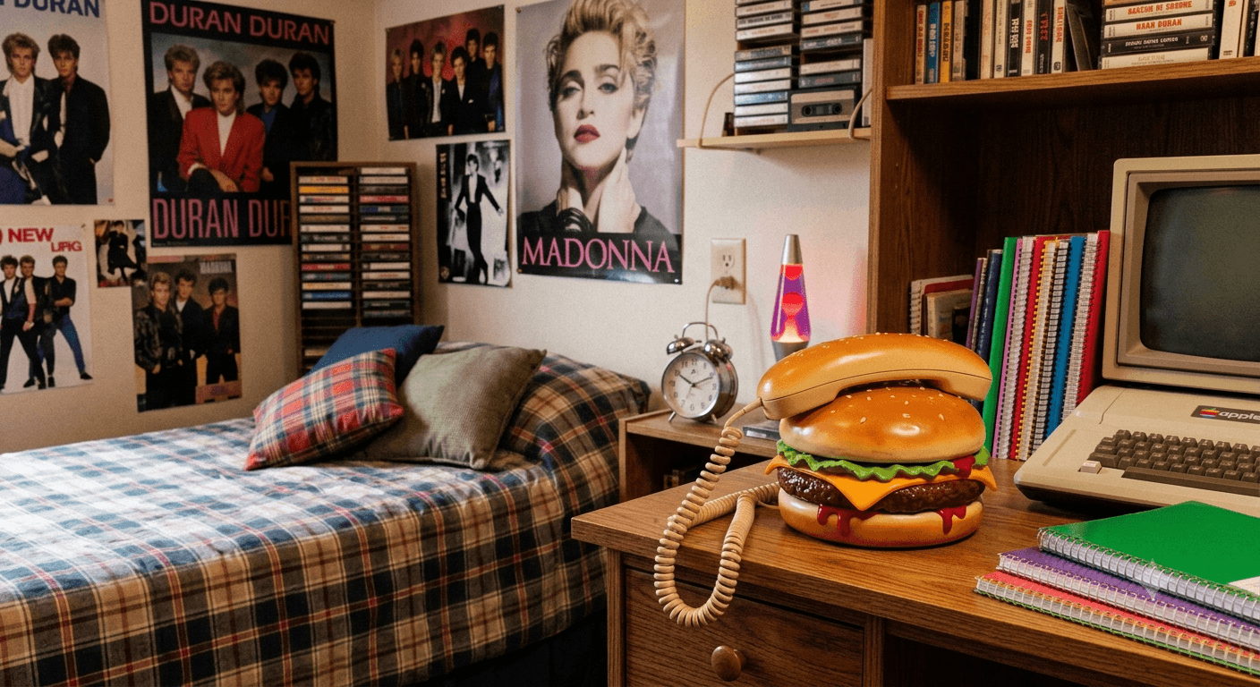Vintage cheeseburger phones make a comeback every decade or so