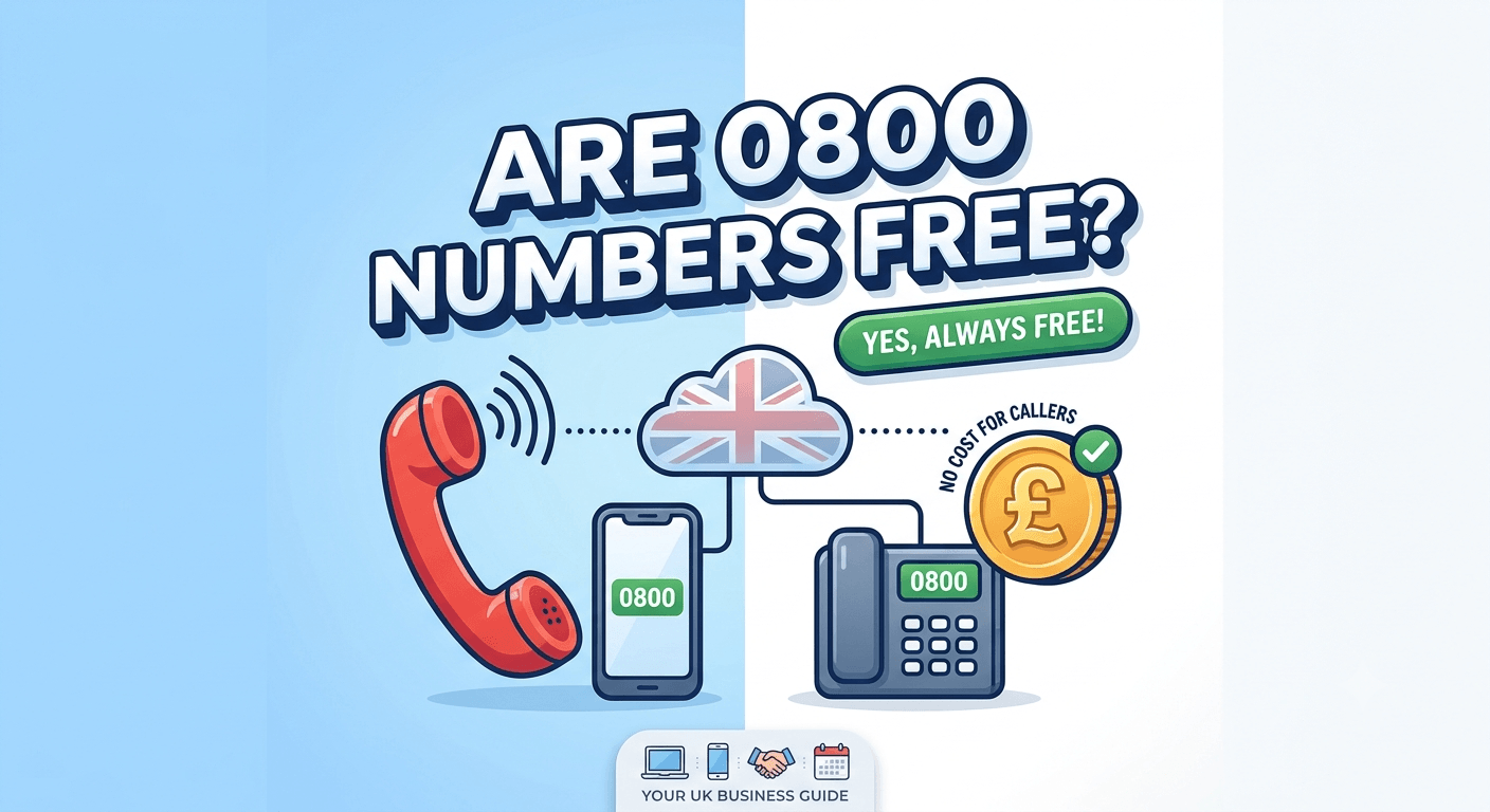Are 0800 numbers free?