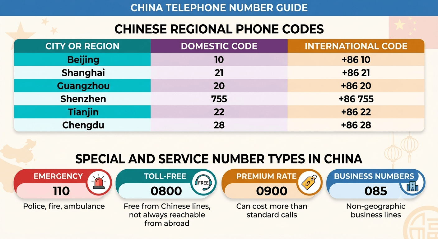 China number formats