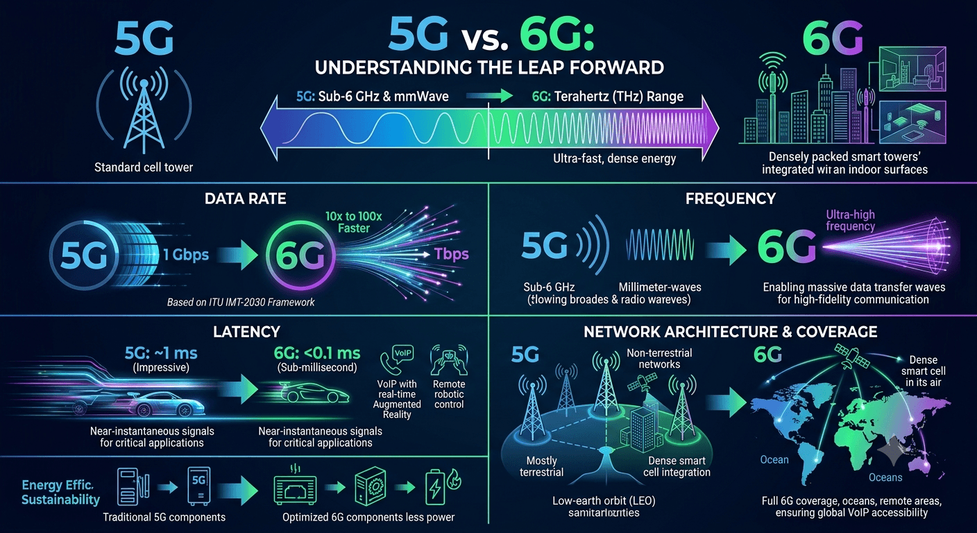 5G vs. 6G: Understanding the Leap Forward