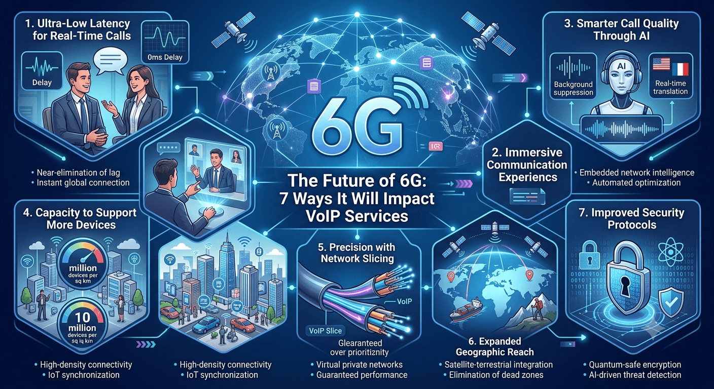 The Future of 6G: 7 Ways It Will Impact VoIP Services