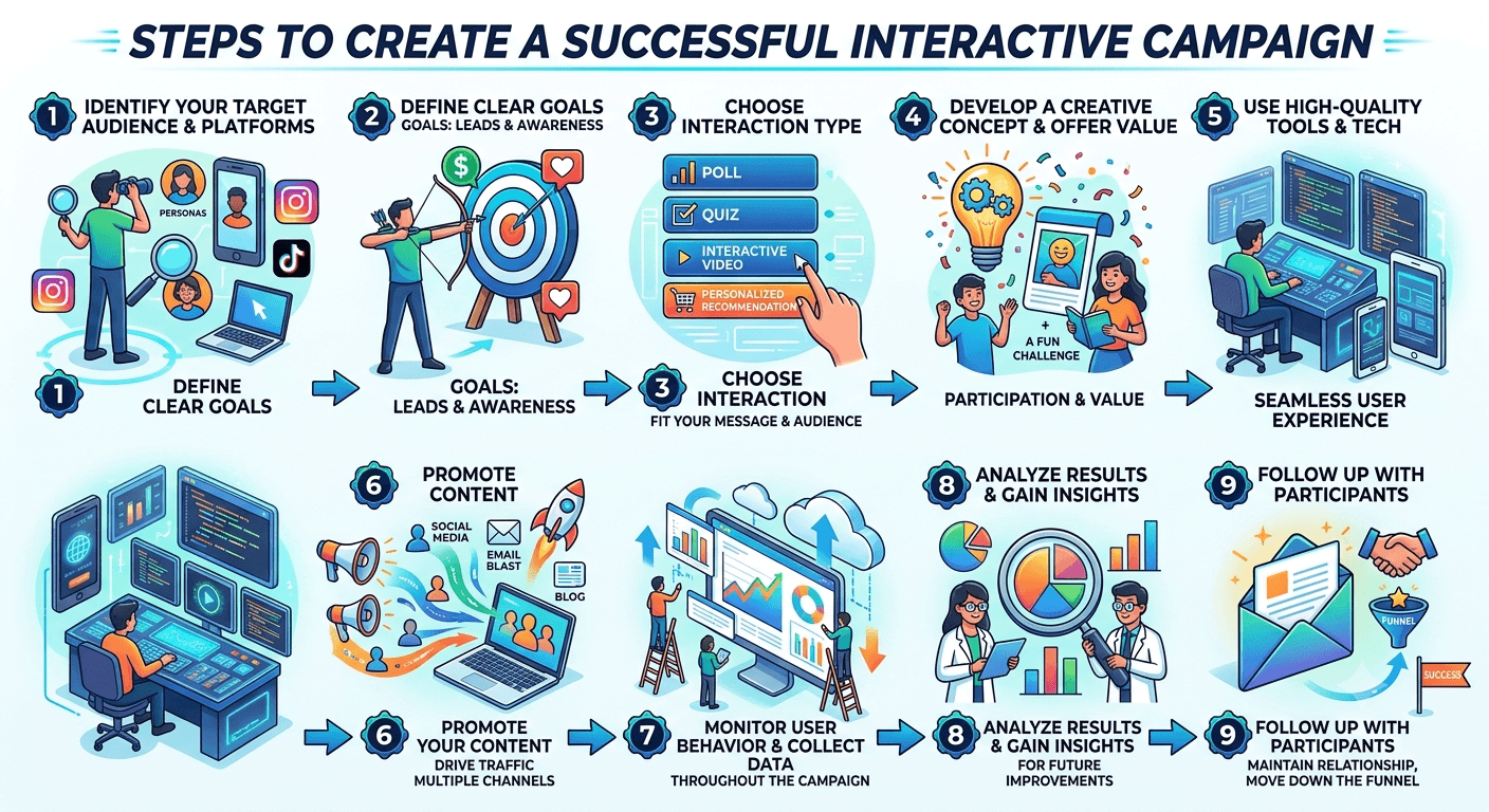 Steps to Create a Successful Interactive Campaign