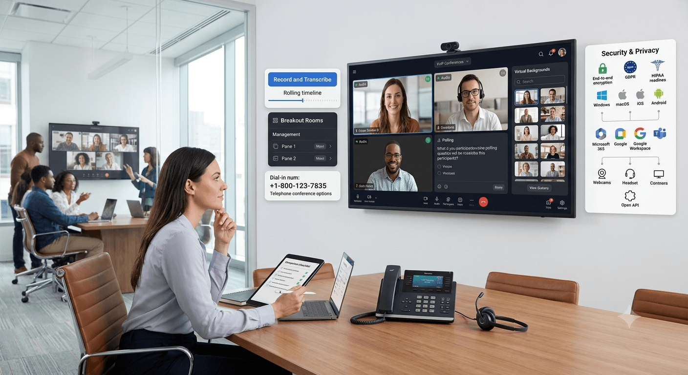 Choosing the Right VoIP Video Conferencing Software