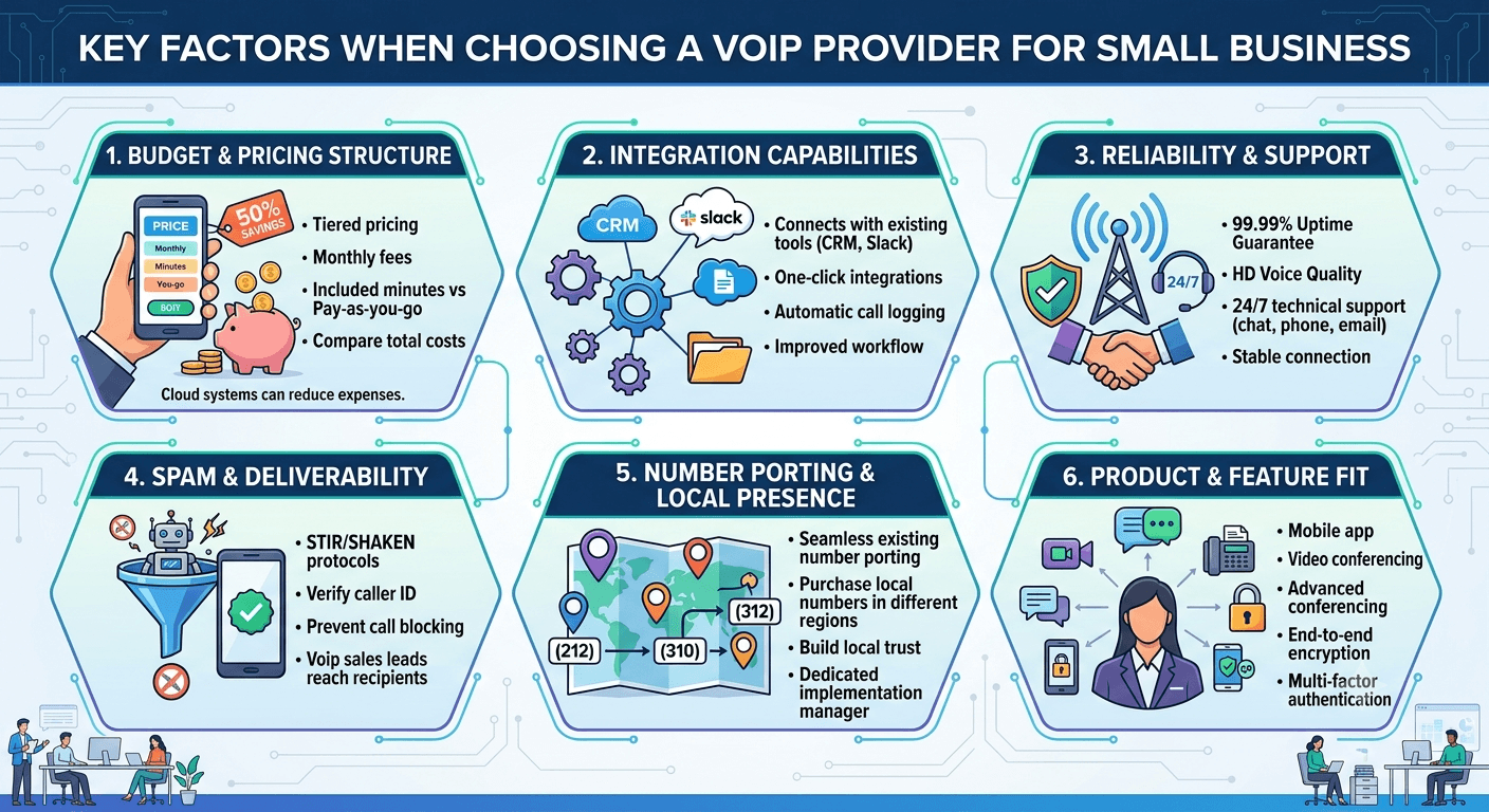 Key Factors to Consider When Choosing a VoIP Provider for Small Business