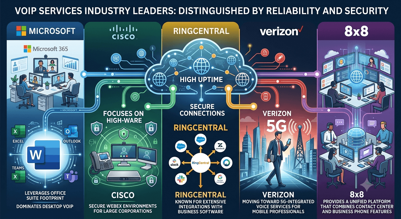 VoIP Services Industry Leaders
