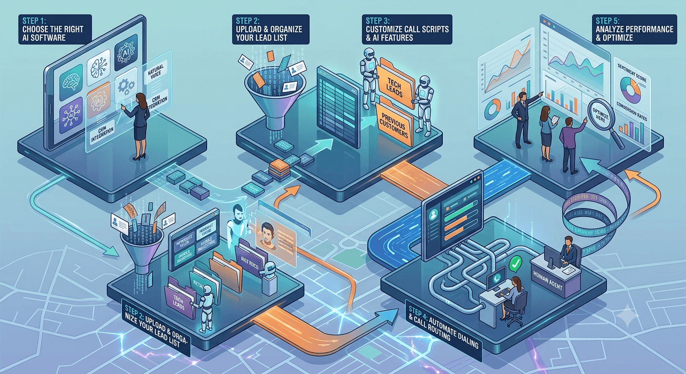 How to Set Up AI Cold Calling (Step-by-Step)