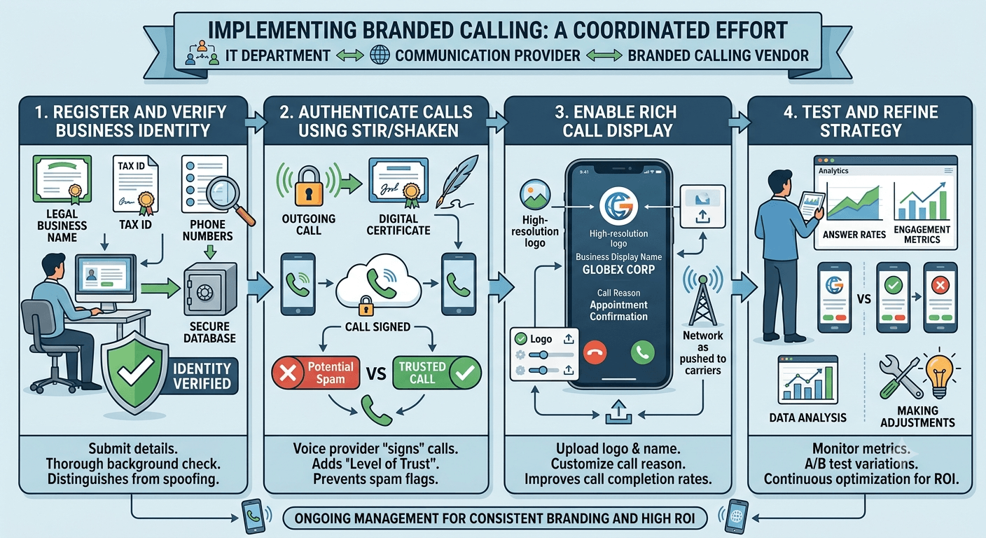 How to implement branded calling?