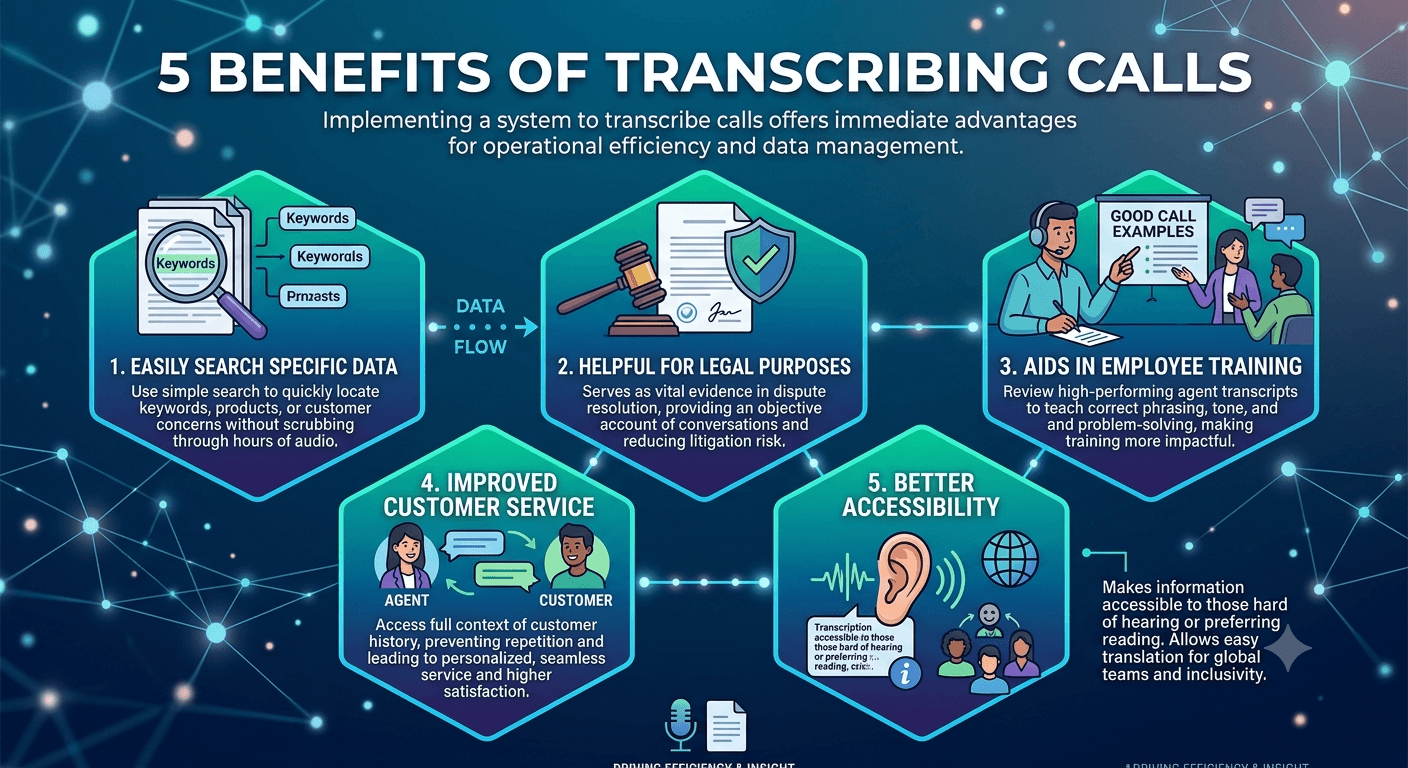 5 Benefits of Transcribing Calls