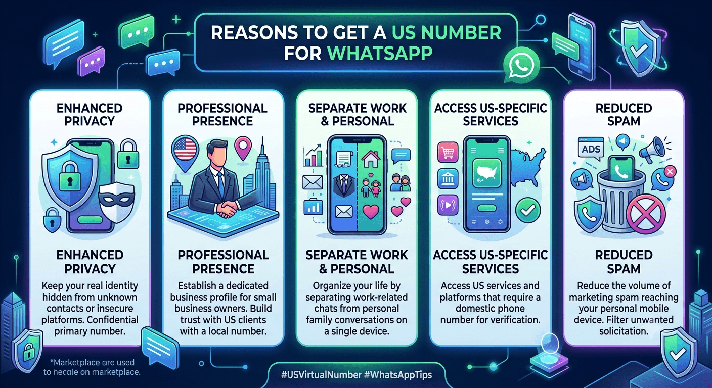 Reasons to Get A US Number for WhatsApp