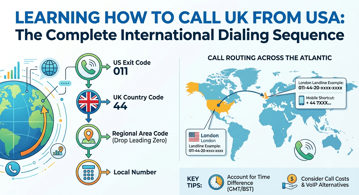 how to call uk from usa