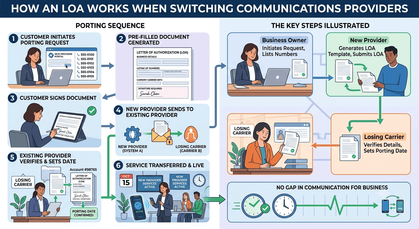 How an LOA works when switching to providers