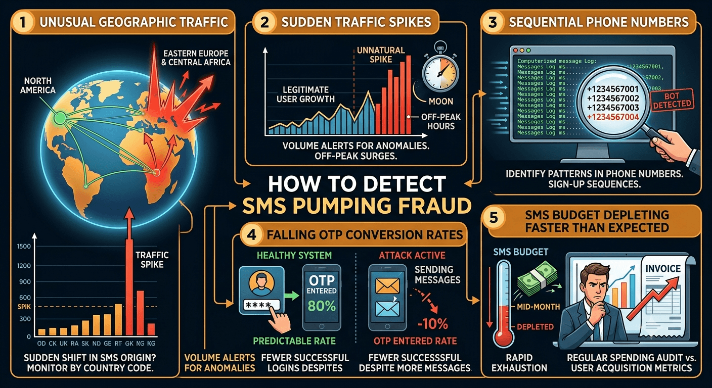 How to detect SMS pumping