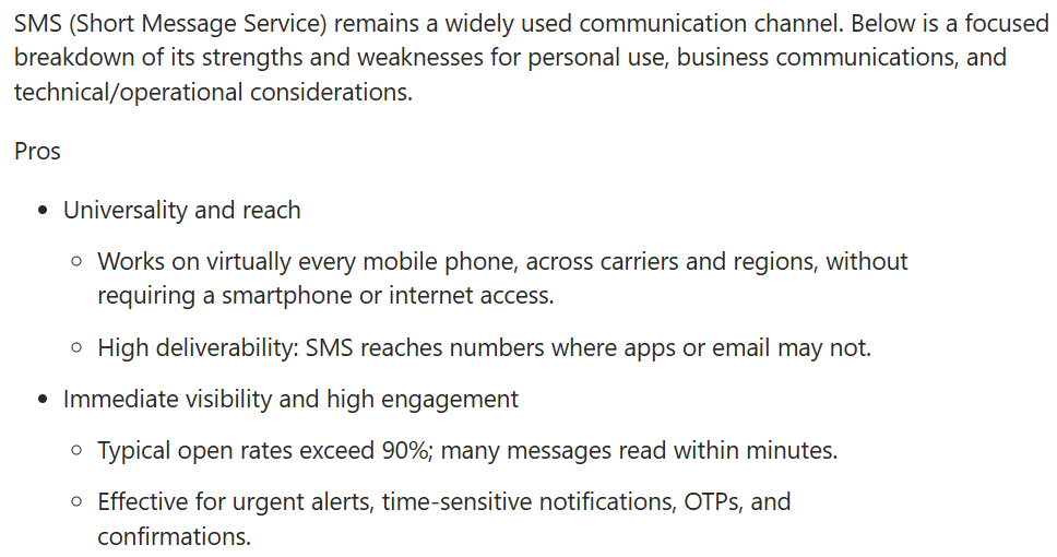 sms review on quora