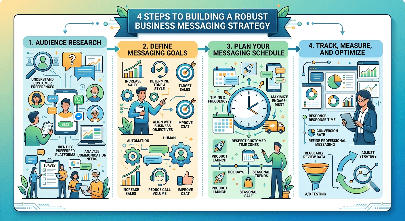 4 steps to building a robust business messaging strategy