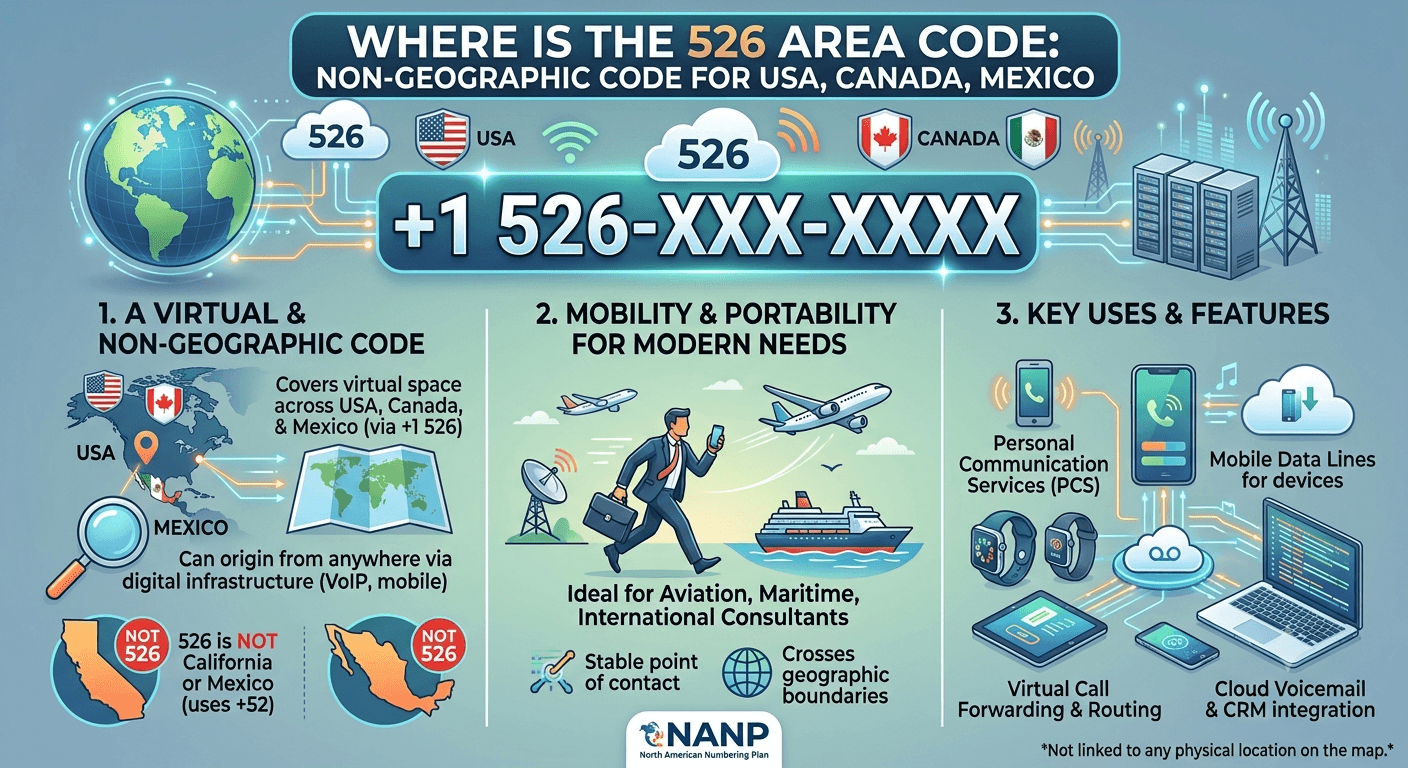 Where is 526 area code?