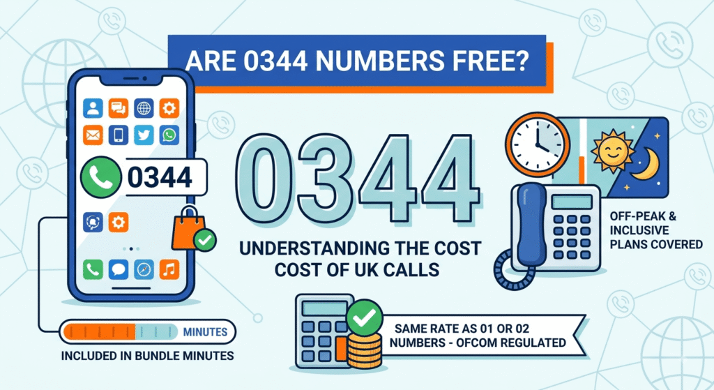 Are 0344 numbers free