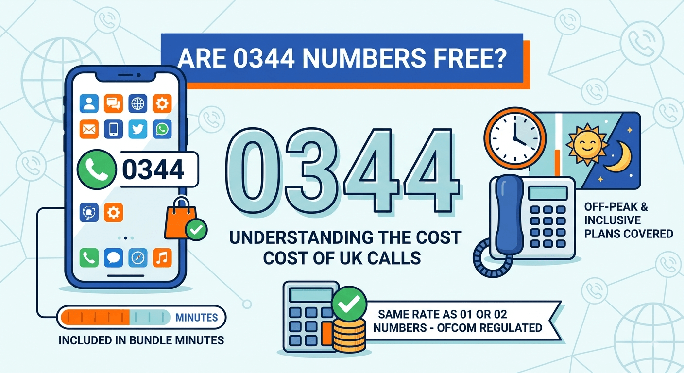 Are 0344 numbers free