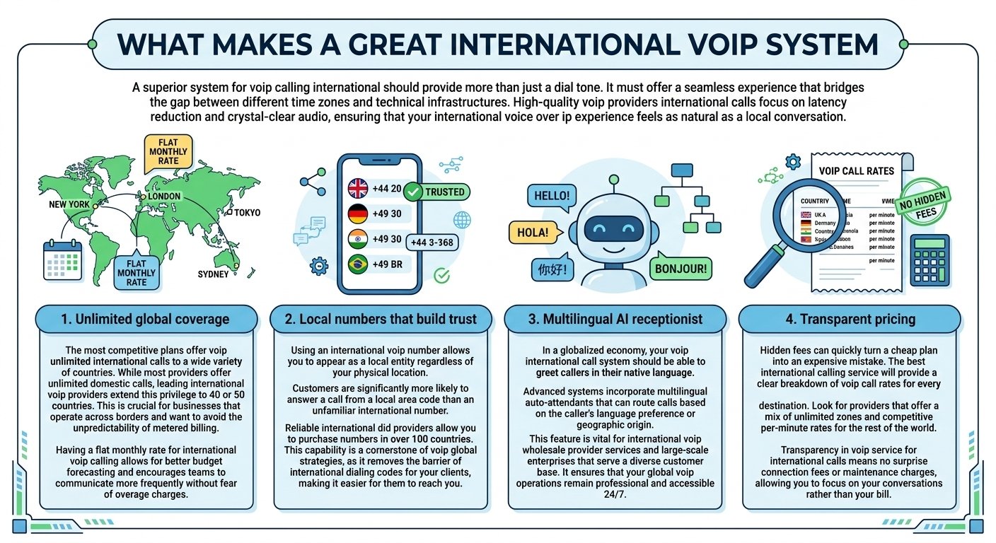 What Makes a Great International VoIP System