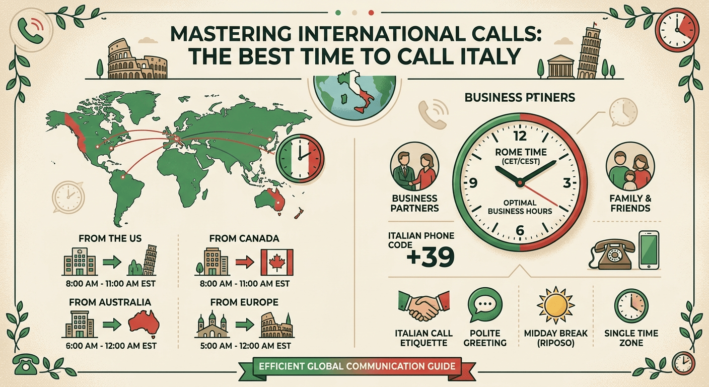The best time to call Italy
