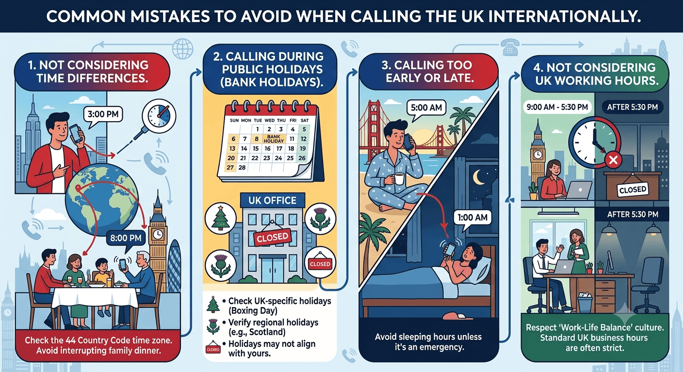 Common Mistakes to Avoid When Calling UK Internationally