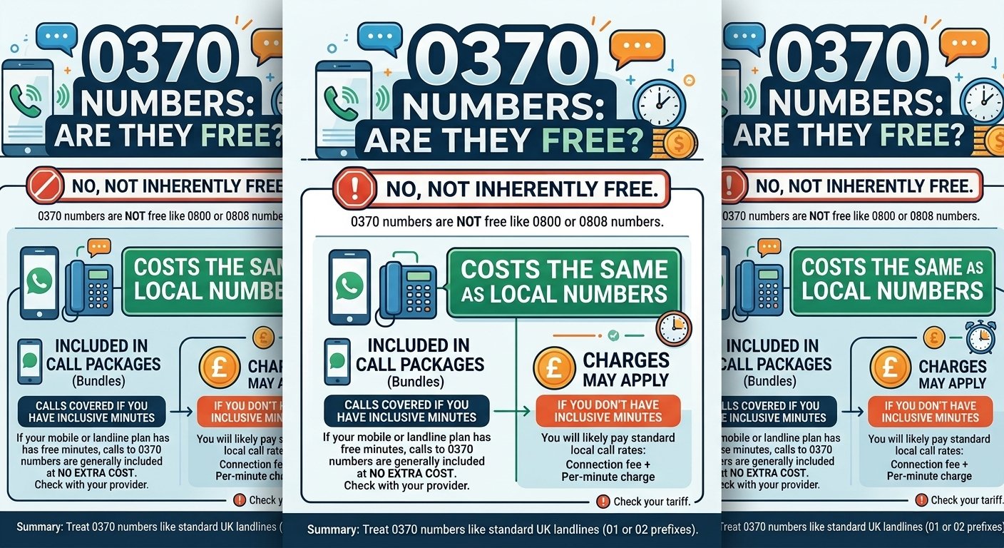 Are 0370 Numbers Free?