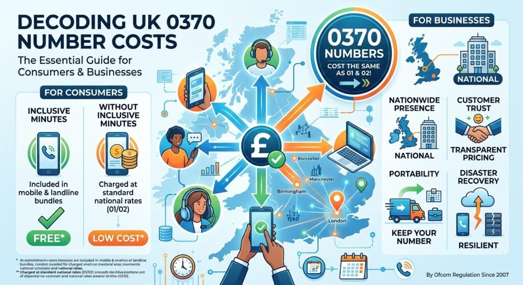 Cost to call 0370