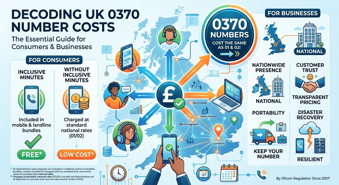 Cost to call 0370