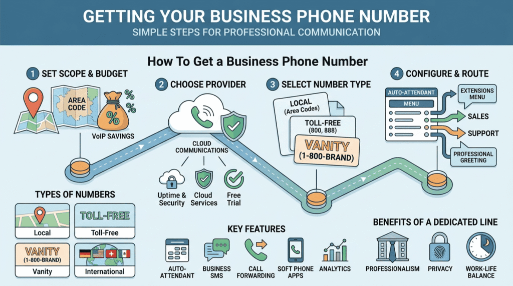 Key Features a Business Phone Number Provider Should Offer