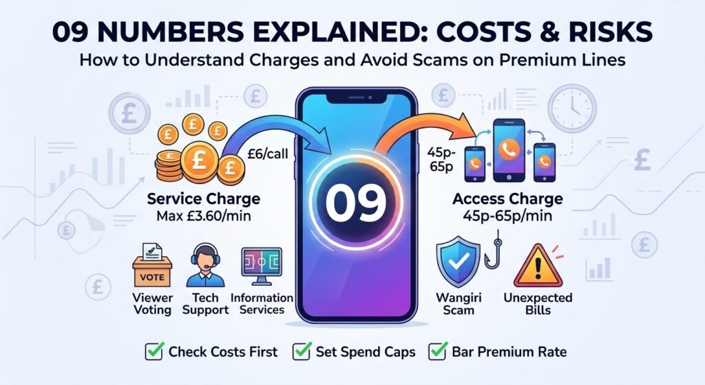 How much do 09 numbers cost?