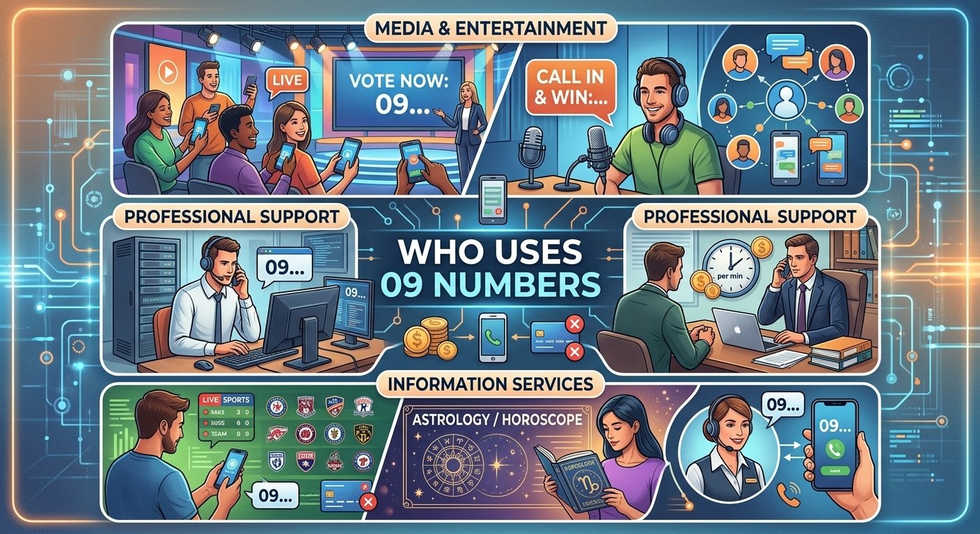 Who uses 09 numbers