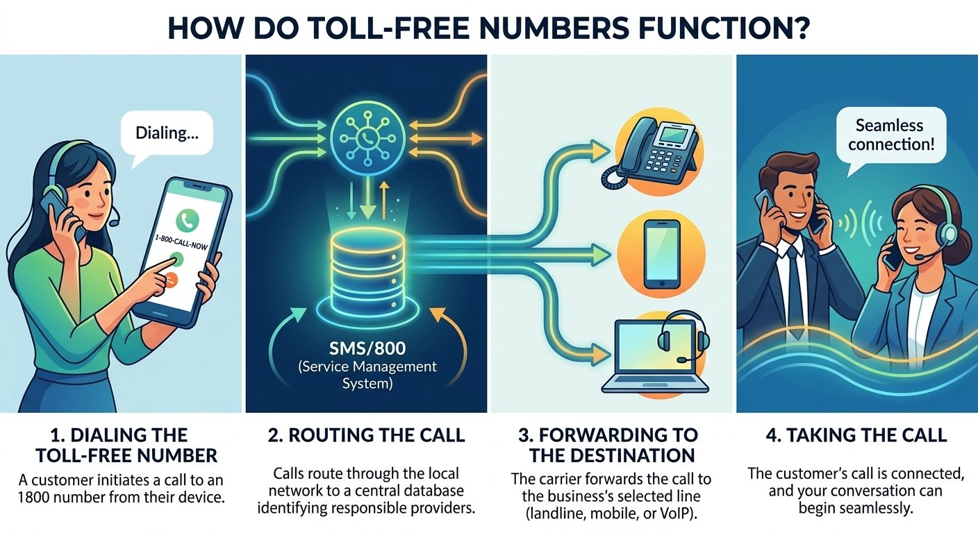 How Do Toll Free Numbers Function?