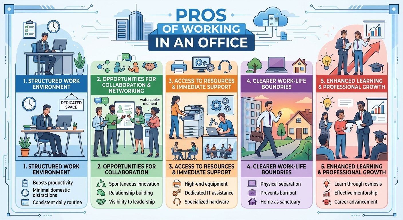 Pros of Working in an Office