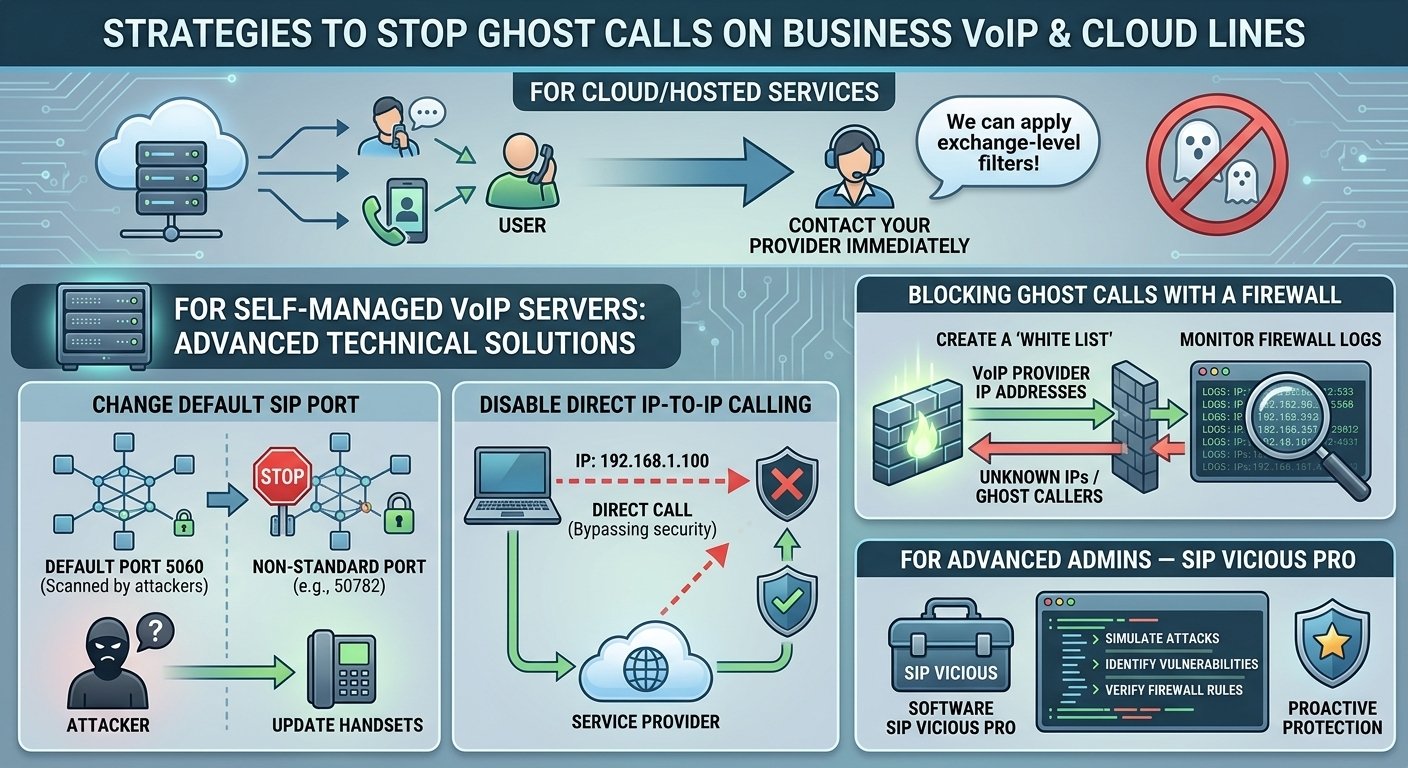 How to Stop Ghost Calls From a Business Cloud or VoIP Line
