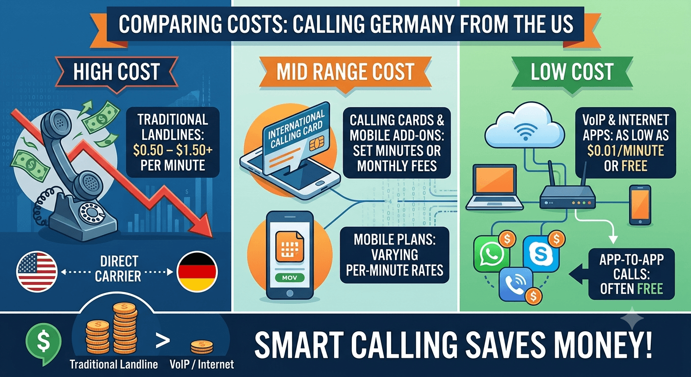Costs of Calling Germany from the US