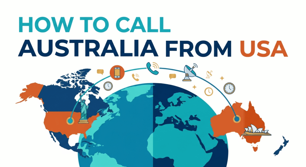 how to call australia from usa
