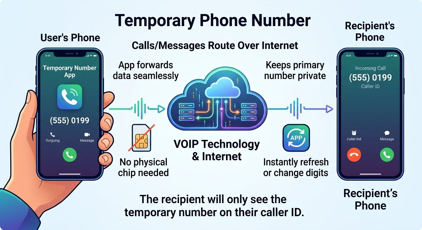 How Does A Temporary Phone Number Work?