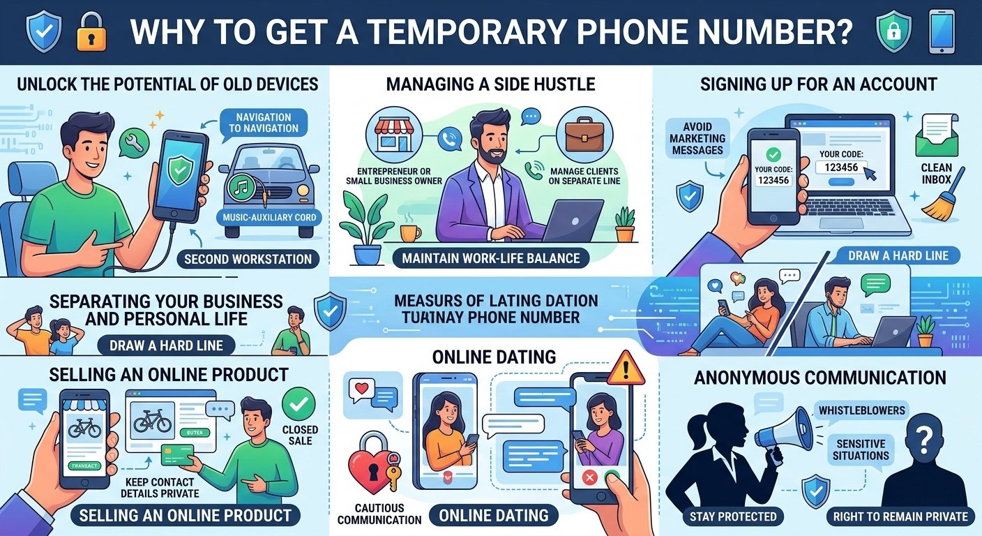 Why To Get A Temporary Phone Number?