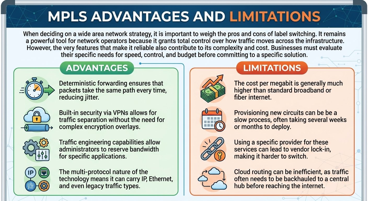 MPLS Advantages and Limitations