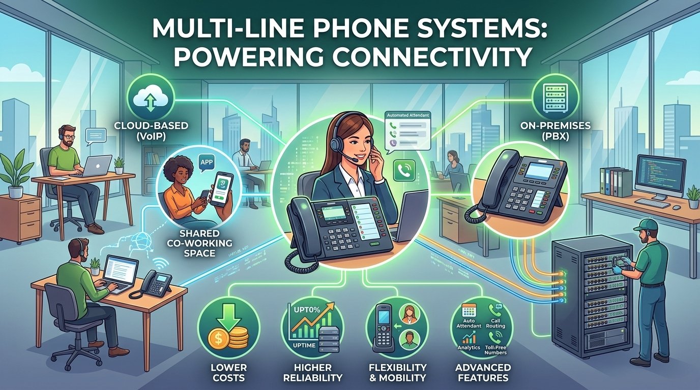 multi line phone systems