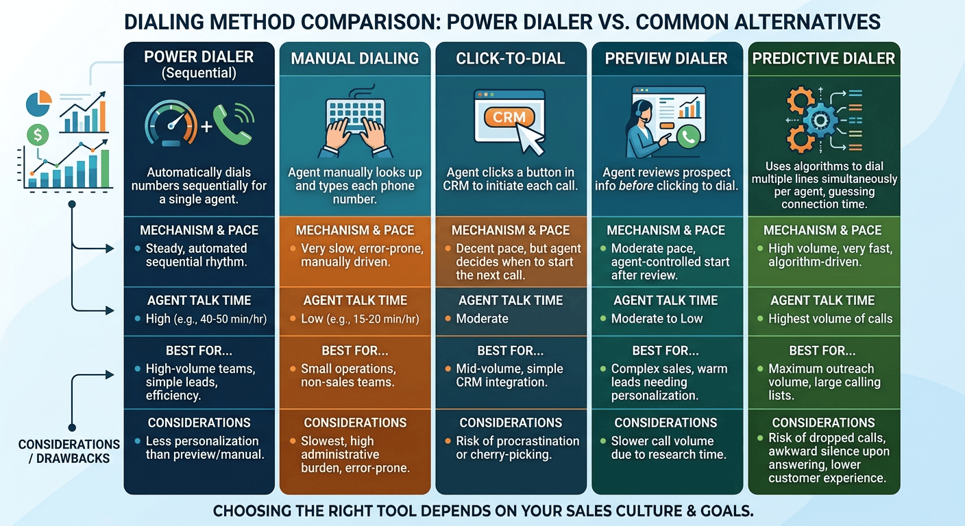 Power Dialer vs. Other Dialing Methods