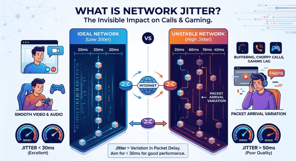 what is jitter on speed test