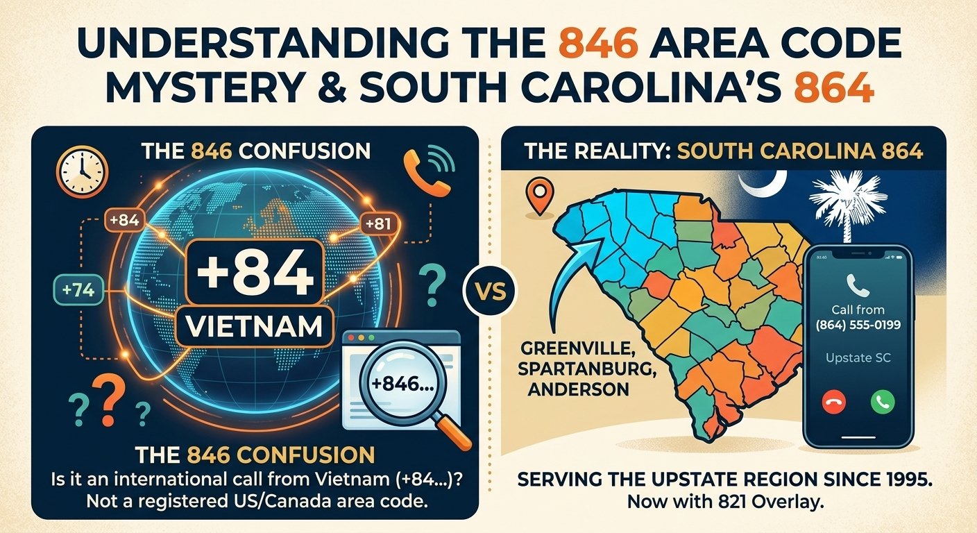 846 area code